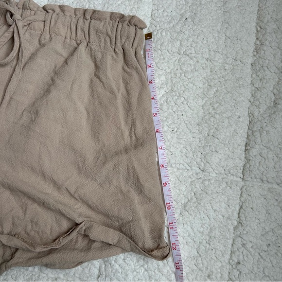 SHEIN Tan High Waist Shorts with Elastic Waistband - Picture 12 of 13